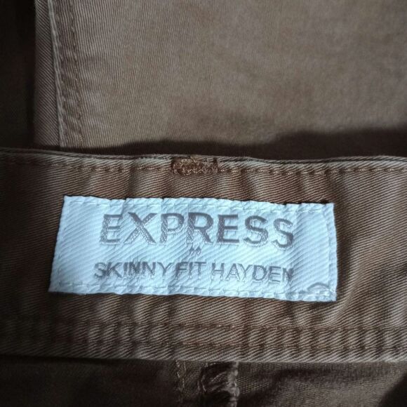 Express Pants Men's 32 34 Skinny Fit Hayden Khakis - Picture 5 of 8